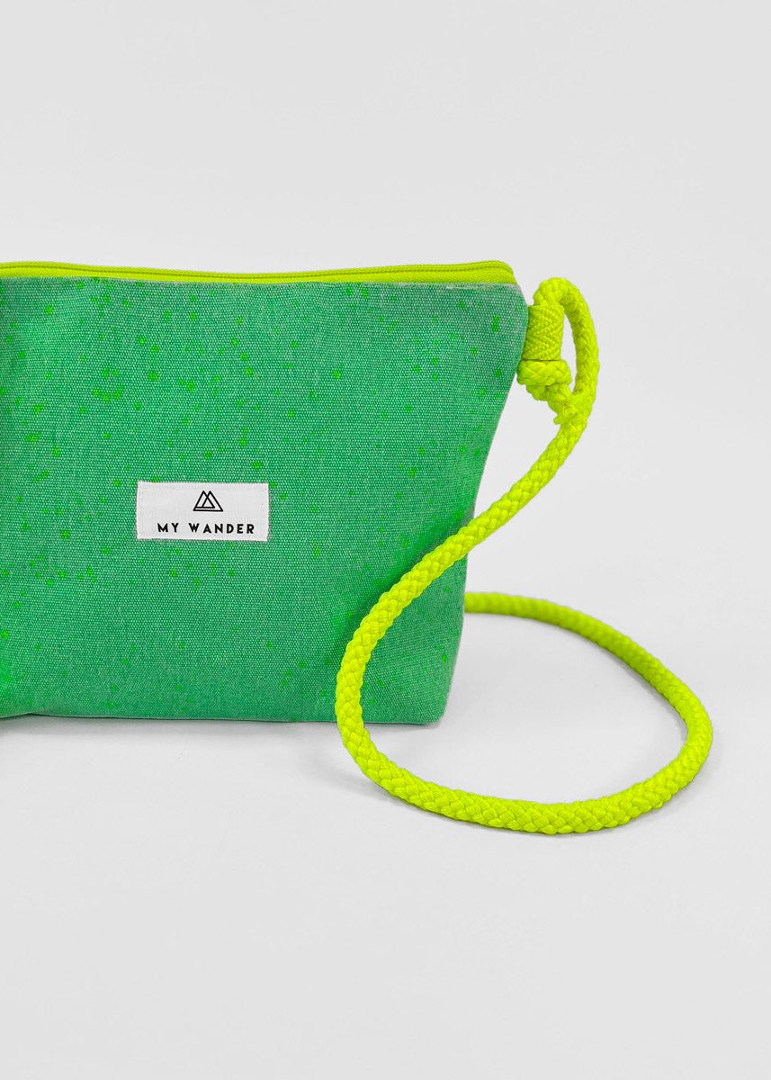 Drops Green <tc>Kulturtasche</tc>/Umhängetasche für Damen