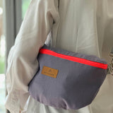 Solid Sunset Shoulder Bag Fanny Pack