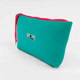 Turquoise Neoprene Handbag