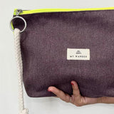 Oslo toiletry bag/ Fluorescent zipper wallet